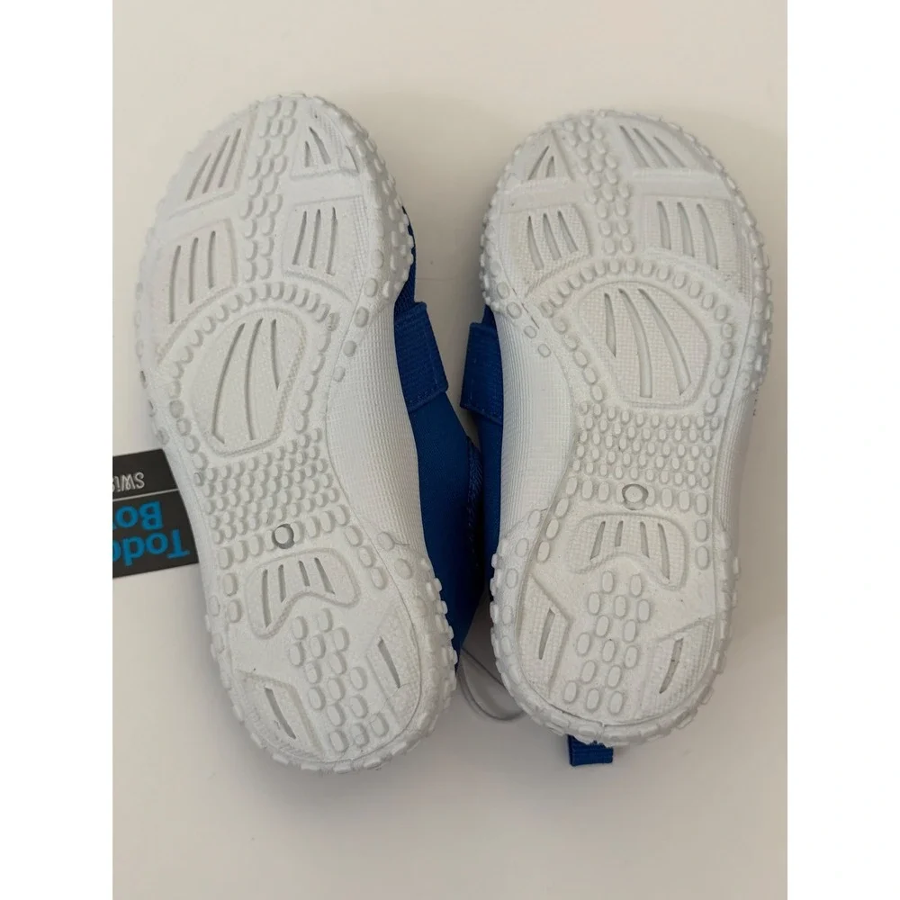 Swiggles‎ Toddler Boys Blue Mesh Water Shoes Slip On Size 8 NEW